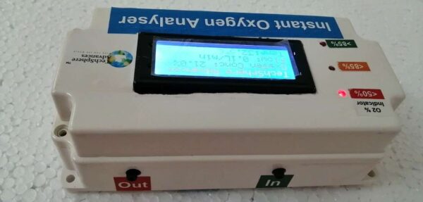 Instant Oxygen Analyser Side View