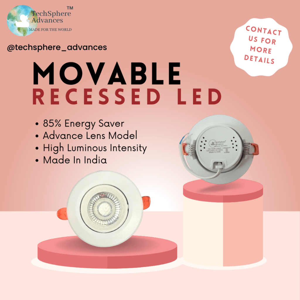 movable recessed light