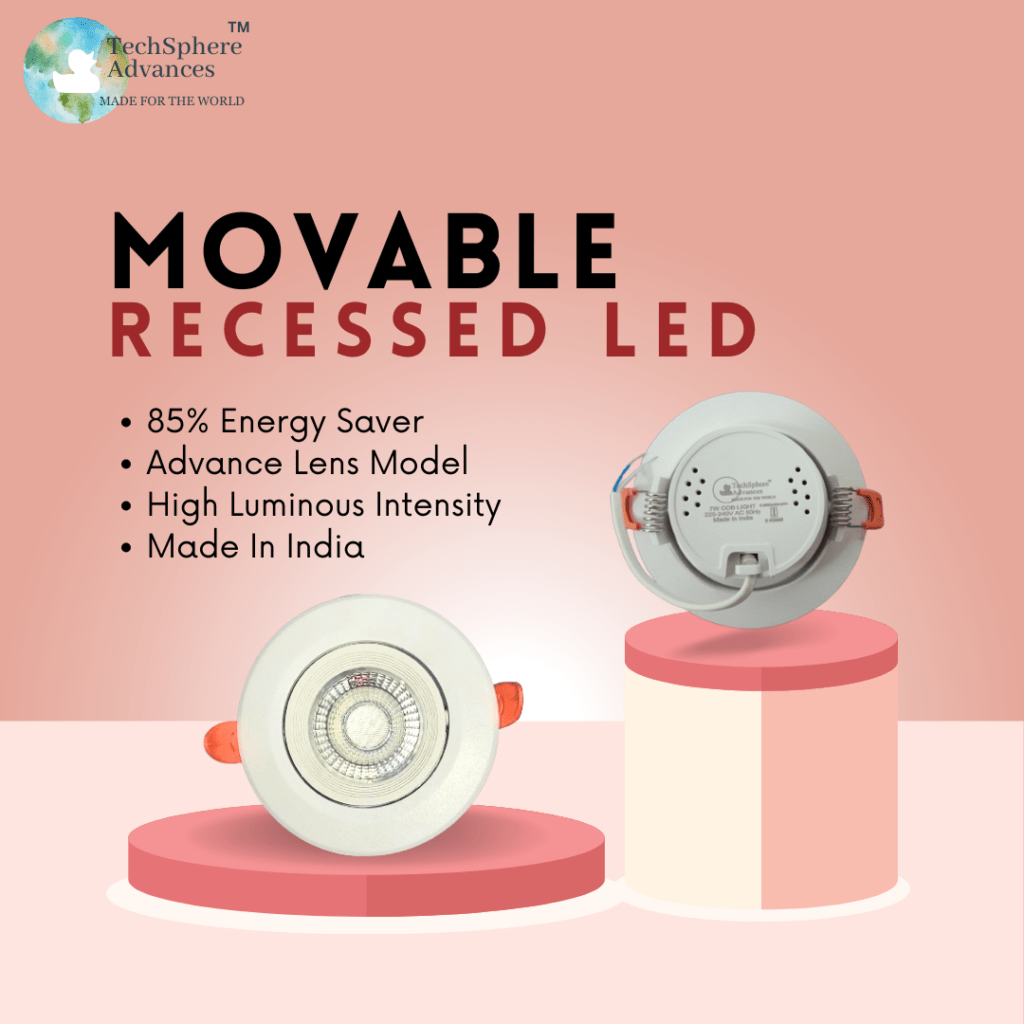 Movable Recessed Light