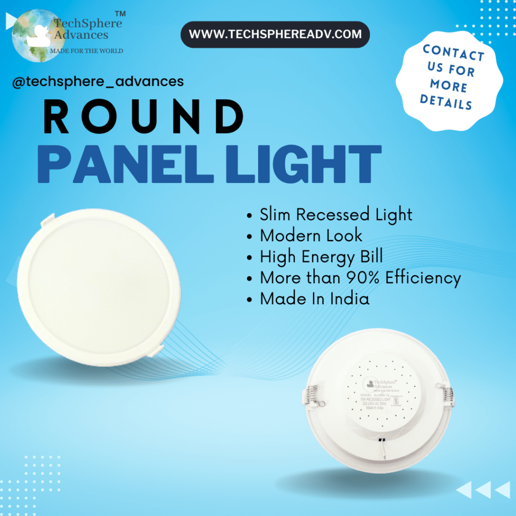 Round Panel Light: 4/5/6 Inch