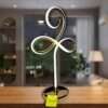 TechSphere Advances Led Strip Abstract Luxury Table Lamp for Home Decoration Items, Night Lamp for Bedroom Table. - Image 3